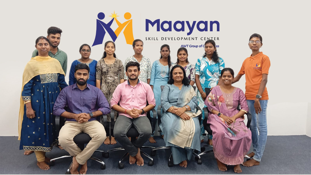 Pilot batch of students posing after their project presentations