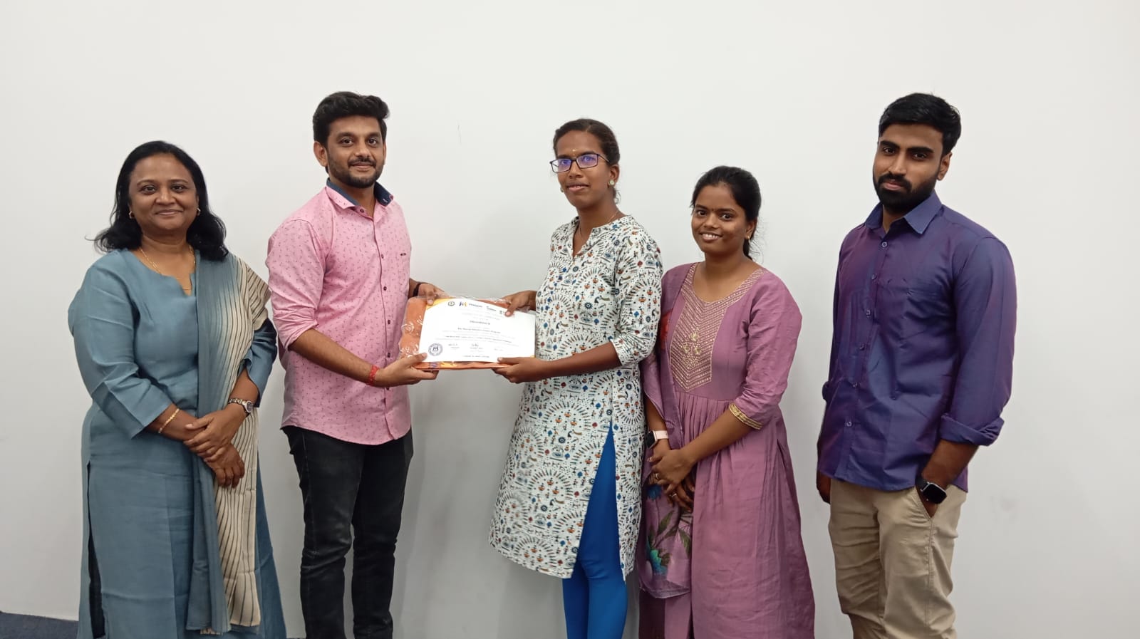 Awarding the certificate of completion